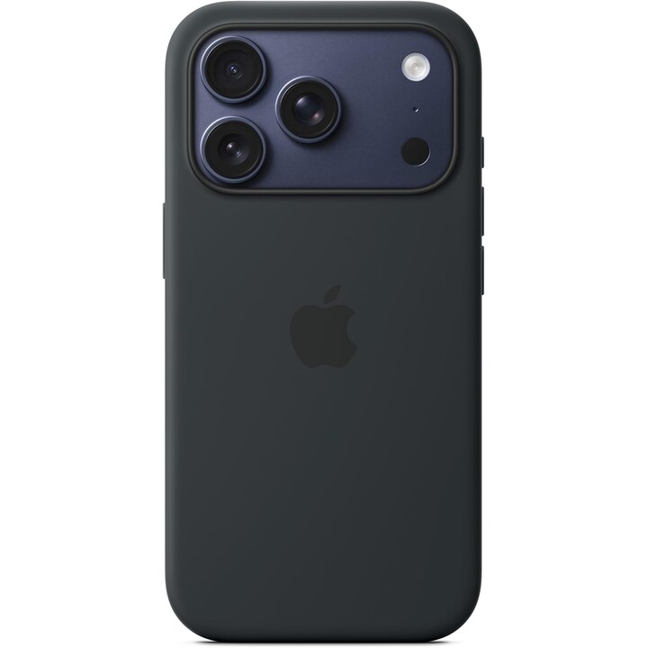 Silicone Case with MagSafe for iPhone 17 Pro - Black