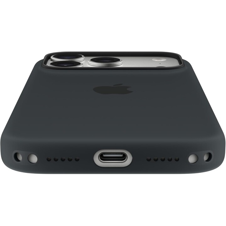 Funda de silicona con MagSafe para el iPhone 17 Pro - Negro