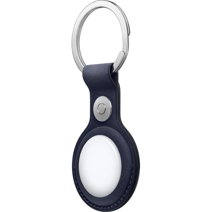 Portachiavi sottile intrecciato per AirTag - Blu navy