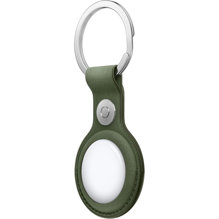 Llavero de trenzado fino para el AirTag - Musgo