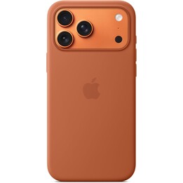 Coque en silicone MagSafe pour iPhone 17 Pro Max - Terracotta