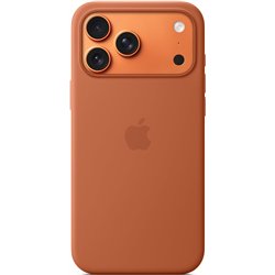 Coque en silicone MagSafe pour iPhone 17 Pro Max - Terracotta