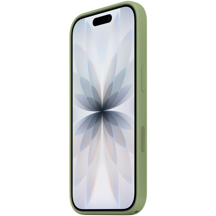 Custodia in silicone per iPhone 17 con MagSafe - Muschio chiaro