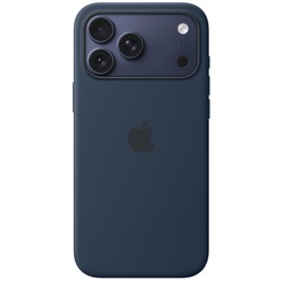 Capa de silicone com MagSafe para iPhone 17 Pro Max - Meia-noite