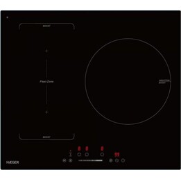 Haeger IH-003.002A, plaque de cuisson à induction encastrable de 60 cm avec 3 zones de cuisson et commande numérique smart therm