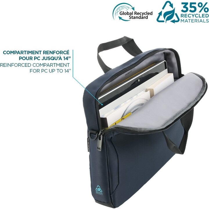 Compact Toploading Briefcase 11-14 inch - 35% Recycled - Executive 4