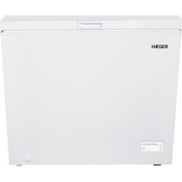 Haeger South Pole 200 CF-200.019A, Arcón congelador horizontal 198L Clase E con alta eficiencia térmica, Blanco