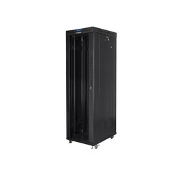 Armadio rack Lanberg FF01-6042-12BL 42U, rack o telaio indipendente, nero