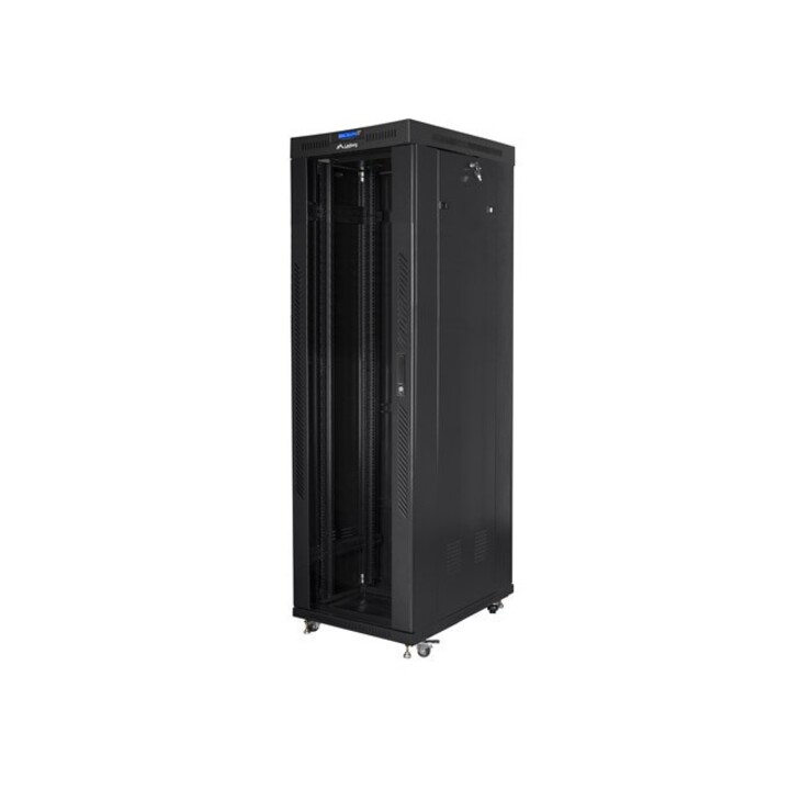 Lanberg FF01-6042-12BL étagère 42U Rack autonome Noir
