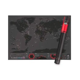 Luckies Custom World Map / Capitals Edition