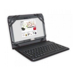 Approx APPIPCK06 Bluetooth-Tastatur-Hülle für Tablet 9,7"-10,1" Schwarz