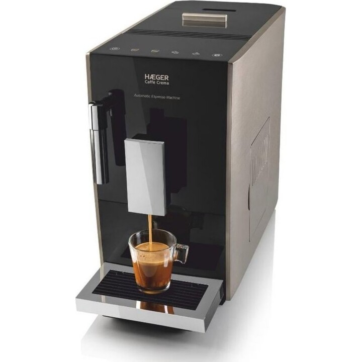 Haeger Caffè Crema CM-AUT.012A automatische Espressomaschine schwarz