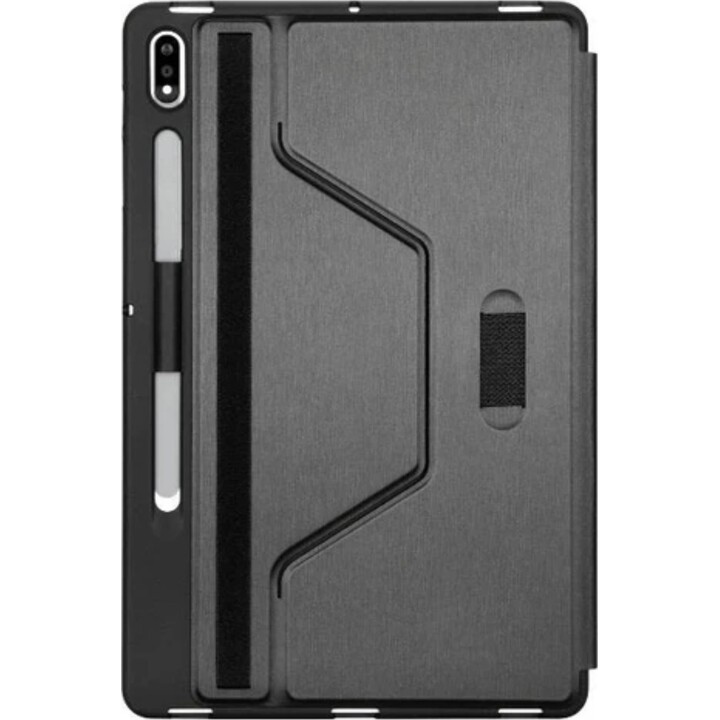 Targus Click-in THZ904GL Custodia da trasporto (con patta) per tablet Samsung Galaxy Tab S7+, Nera
