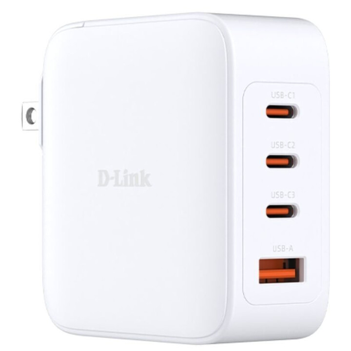 D-Link DCF-141/E/ 3xUSB Typ-C/ 1xUSB/ 140W GaN-Wandladegerät