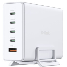 Chargeur de bureau GaN D-Link DCF-241/E/ 4 ports USB Type-C/ 1 port USB/ 240 W