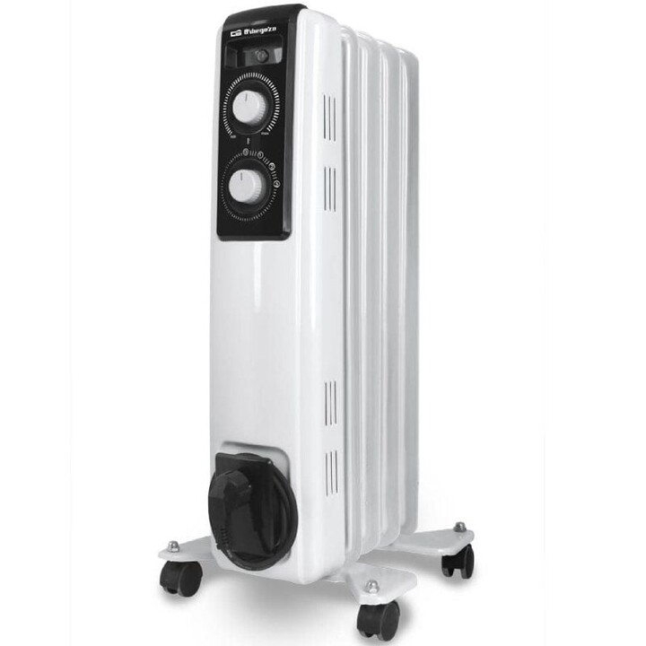 Radiatore a olio Orbegozo RF 1000 A / 2 impostazioni di potenza / 500-1000 W / 5 elementi riscaldanti