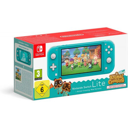 Nintendo Switch Lite Azul Turquesa + Jogo Nintendo Animal Crossing: New Horizons