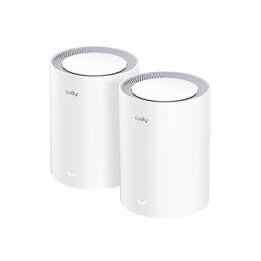 Cudy M3000 2-PACK Mesh-WLAN-System Dual-Band (2,4 GHz/5 GHz) Wi-Fi 6 (802.11ax) Grau, Weiß 1 Intern