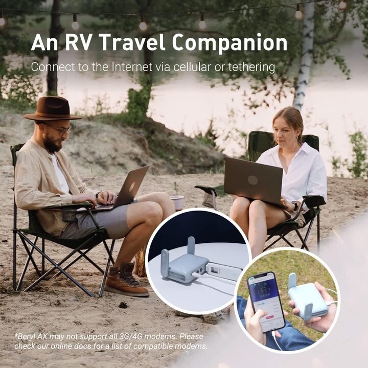 Roteador de bolso ALLNET Wireless AX 3000 Mbit para residências e viagens / Cliente WiFi OpenWRT