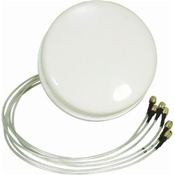 Antenne ALLNET 2,4/5 GHz 4dBi double bande à diversité spatiale MIMO Antenne de plafond/terrasse HG2458-4SDC-RSP