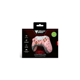 Dragonshock - Poptop Compact Bt Wireless Controller Pink Cube para PC e dispositivos móveis/ Compatível com Nintendo Switch e Sw
