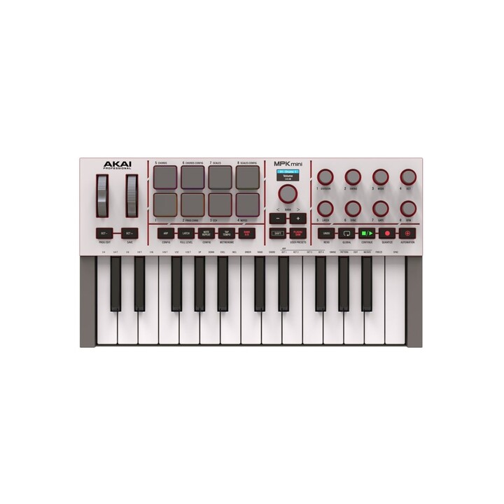 AKAI MPK MINI 4 WHITE - Mini keyboard controller