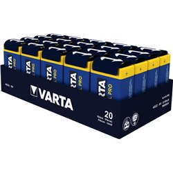 Varta Industrial Pro 6LR61 - Alkaline Battery 9V 6LR61 - 20 Units