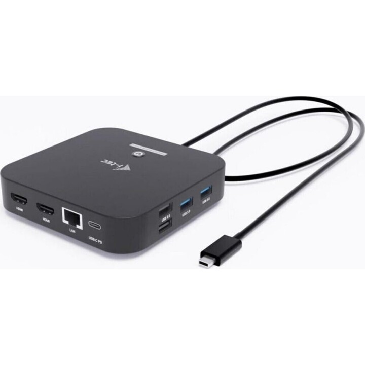 Estação de ancoragem I-Tec Usb-C Dual Hdmi com Power Delivery 100 W + Carregador Universal I-Tec 100W