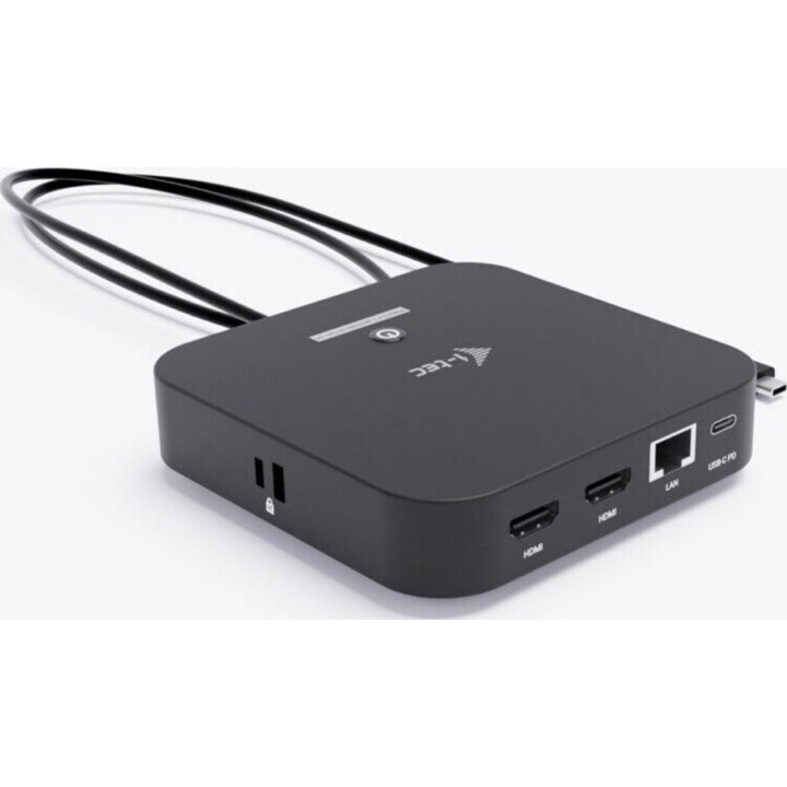 Estação de ancoragem I-Tec Usb-C Dual Hdmi com Power Delivery 100 W + Carregador Universal I-Tec 100W