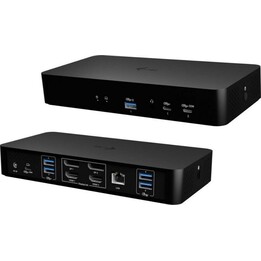 i-tec Universal Smart Docking Station mit zwei Bildschirmen und 100 W Leistung