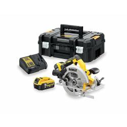 DeWALT DCS570P2-QW sierra circular portátil 18,4 cm Plata, Amarillo 5500 RPM