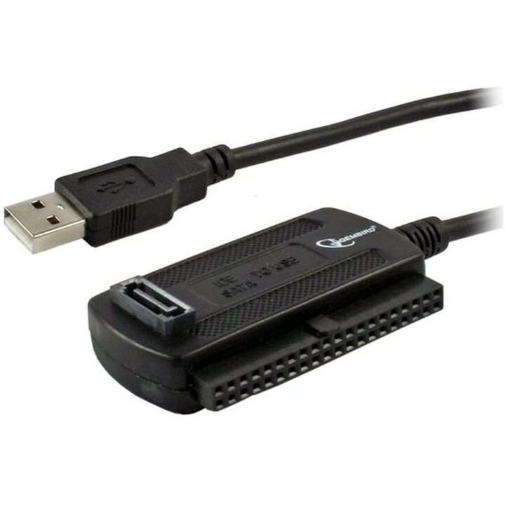 Adaptador Ide/Sata USB 2.0 Gembird AUSI01, Preto