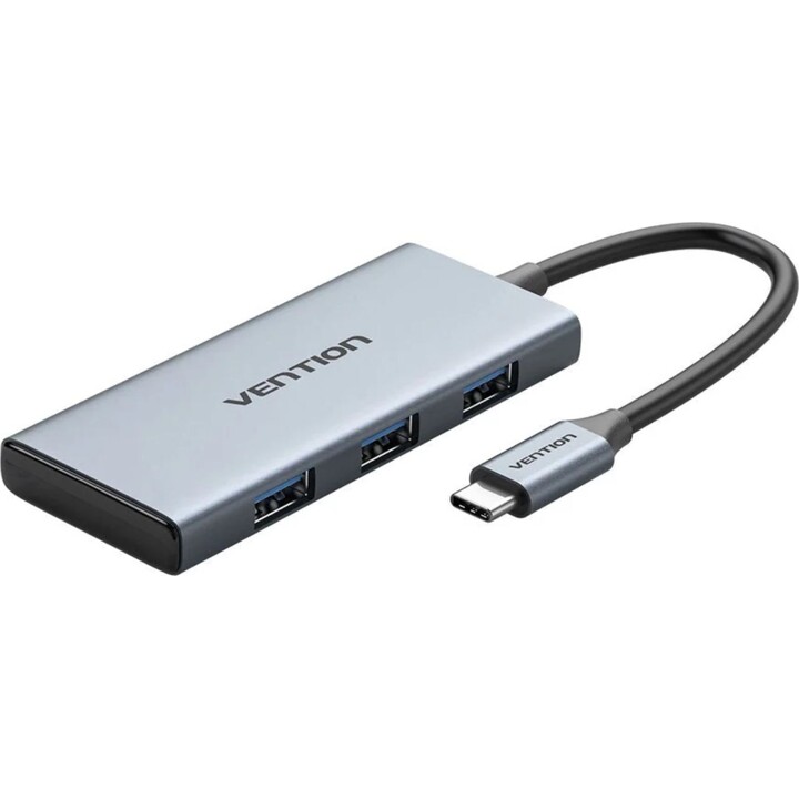 Vention TOOHB Hub mit 1 HDMI 4K/ 3 USB 3.0-Anschlüssen, SD- und Micro-SD-Kartenleser