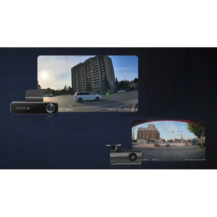 70mai Dashcam M800 4K HDR + Camara Trasera 70mai RC14