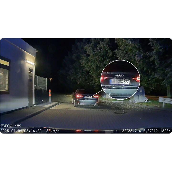 70mai Dashcam M800 4K HDR + Camara Trasera 70mai RC14