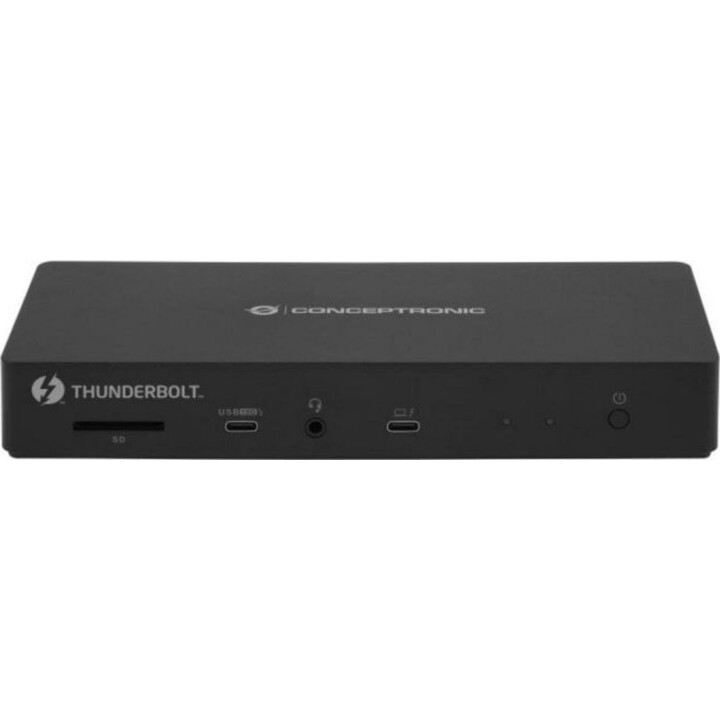 Conceptronic Usb-C Replicator Port Hdmi + 2Xthunderbolt 4 + 2Xusb 3.0 + 2Xusb-C + Usb-C Pd 96W + Sd/Micro Sd