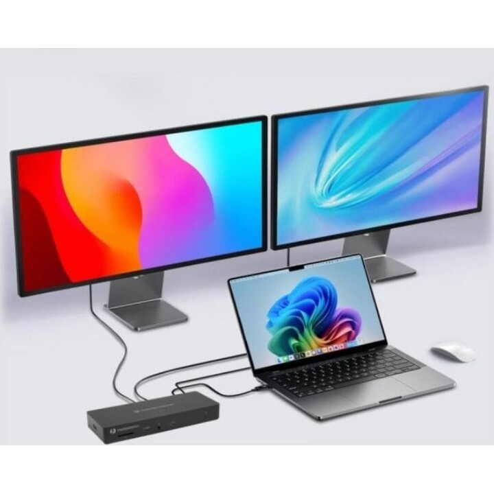 Conceptronic Usb-C Replicator Port Hdmi + 2Xthunderbolt 4 + 2Xusb 3.0 + 2Xusb-C + Usb-C Pd 96W + Sd/Micro Sd