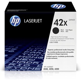 HP 42X High Yield Black Original LaserJet Toner Cartridge Tonerkartusche 1 Stück(e) Schwarz