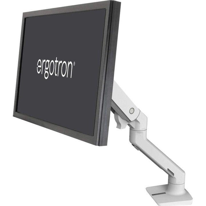 Braço de montagem para monitor de secretária Hx - Branco - 1 monitor - Máx. 42 polegadas