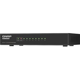 QSW-1108-8T-R2 8-port 2.5GbE switch, optimized for Wi-Fi 6/6E