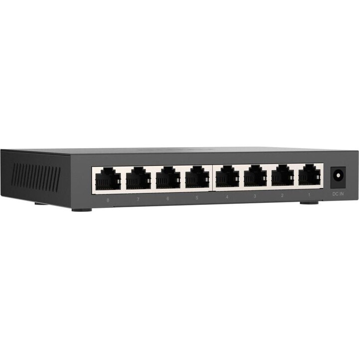 QSW-1108-8T-R2 8-port 2.5GbE switch, optimized for Wi-Fi 6/6E