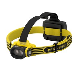 Ledlenser EXH6R linterna frontal recargable negro/amarillo