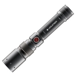 Torcia LED nera Ledlenser Workers Friend con fascia