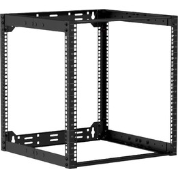 Caymon OPR512A/B Rack de pared, abierto, negro, 19'', 12U, D: 500-800mm