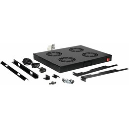 EQUIP Module de ventilation 19" pour baies de serveurs. 4 ventilateurs RAL9005