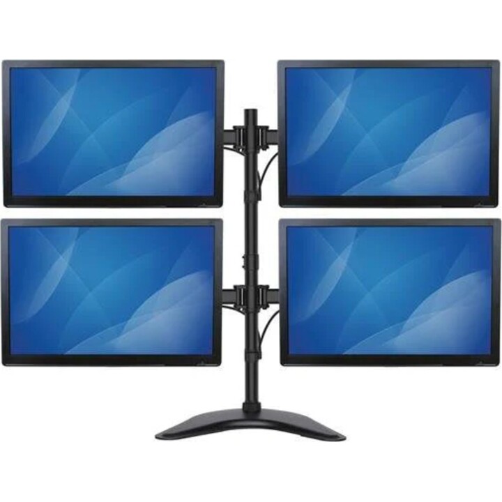 Startech verstellbarer VESA-Halterungsständer für 4 Monitore bis zu 27 Zoll (8 kg)