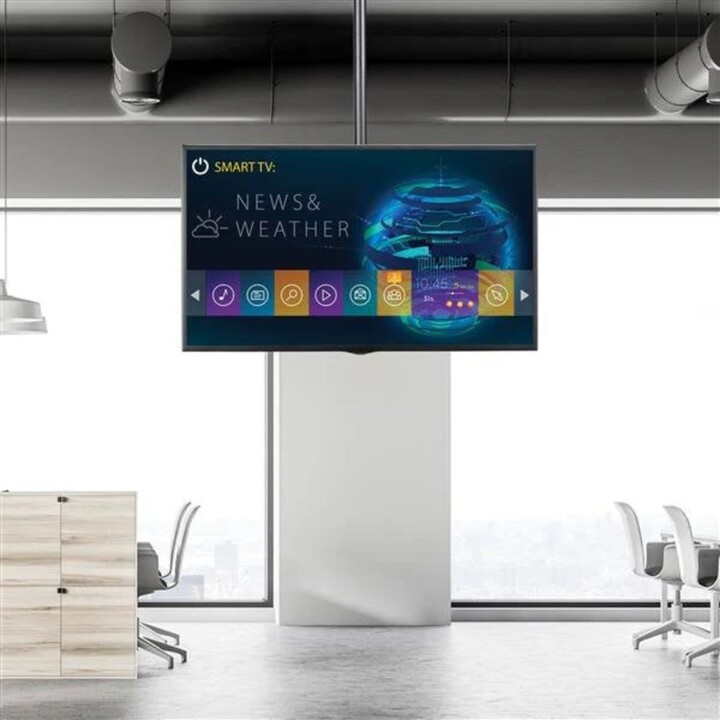 Startech Support de plafond universel pour TV avec mât télescopique long réglable