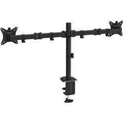 Ewent Soporte de mesa para 2 Monitores Hasta 27" 8+8 KG Max