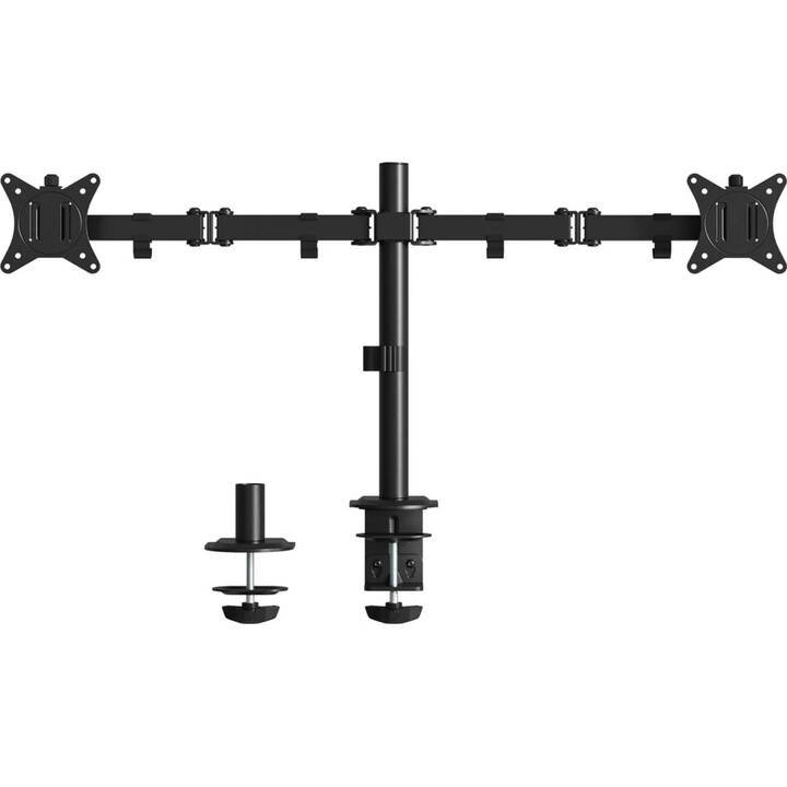 Support de bureau Ewent pour 2 moniteurs jusqu'à 27" 8+8 KG Max