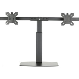 Ewent Dual-Monitorständer für bis zu 27 Zoll, jeweils 2–7 kg, schwarz